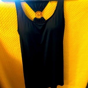 Black Michael Kors swim suit cover up